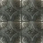 Baltimore Karo Panel • Argent Noir